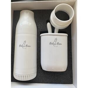 White Baby Bottle Warmer & Sterilizer Set